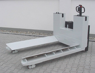 powered reel handling truck b1