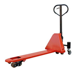 single-narrow-fork-pallet-truck