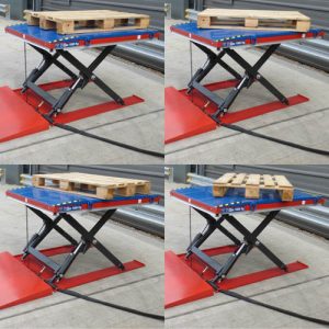 Turntable Long Ramp Powered Pallet Turntable