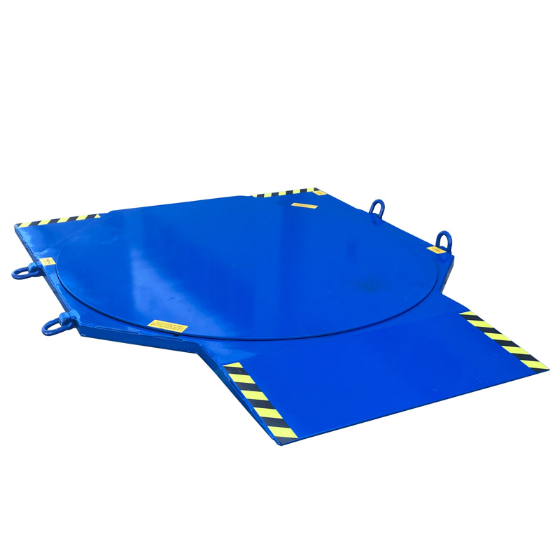 1t Pallet Disc Turntable with Square Ramp LiftMate