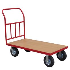 541 platform trolley with pneumatic wheels