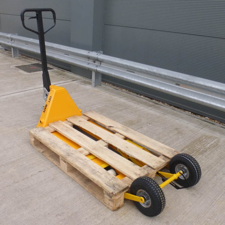 Terrain Load Wheels Attachment for Hand Pallet Trucks - LiftMate