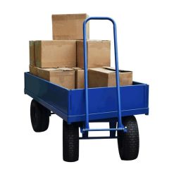 turntable-trailer-removable-sides-poly-puncture-proof-wheels-demo