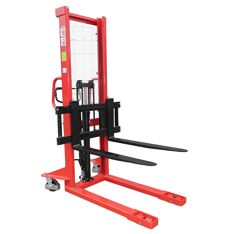 manual-stacker-1500kg-capacity-adjustable-forged-forks-1600mm-lift-height